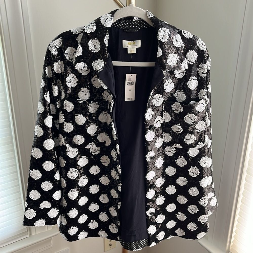Maeve XS Sequined Shirt Jacket by Anthropologie - Picture 5 of 9
